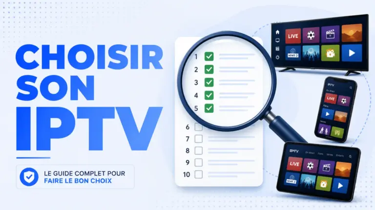 Comment choisir son fournisseur IPTV - guide 2026